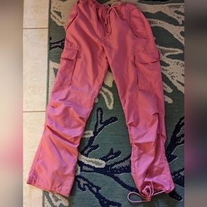 SALE Barbie pink cargo pants  Y2K women's S rave dance pants similar u f o s
